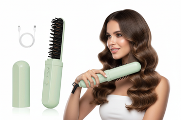 Latina Woman Hair Straightener